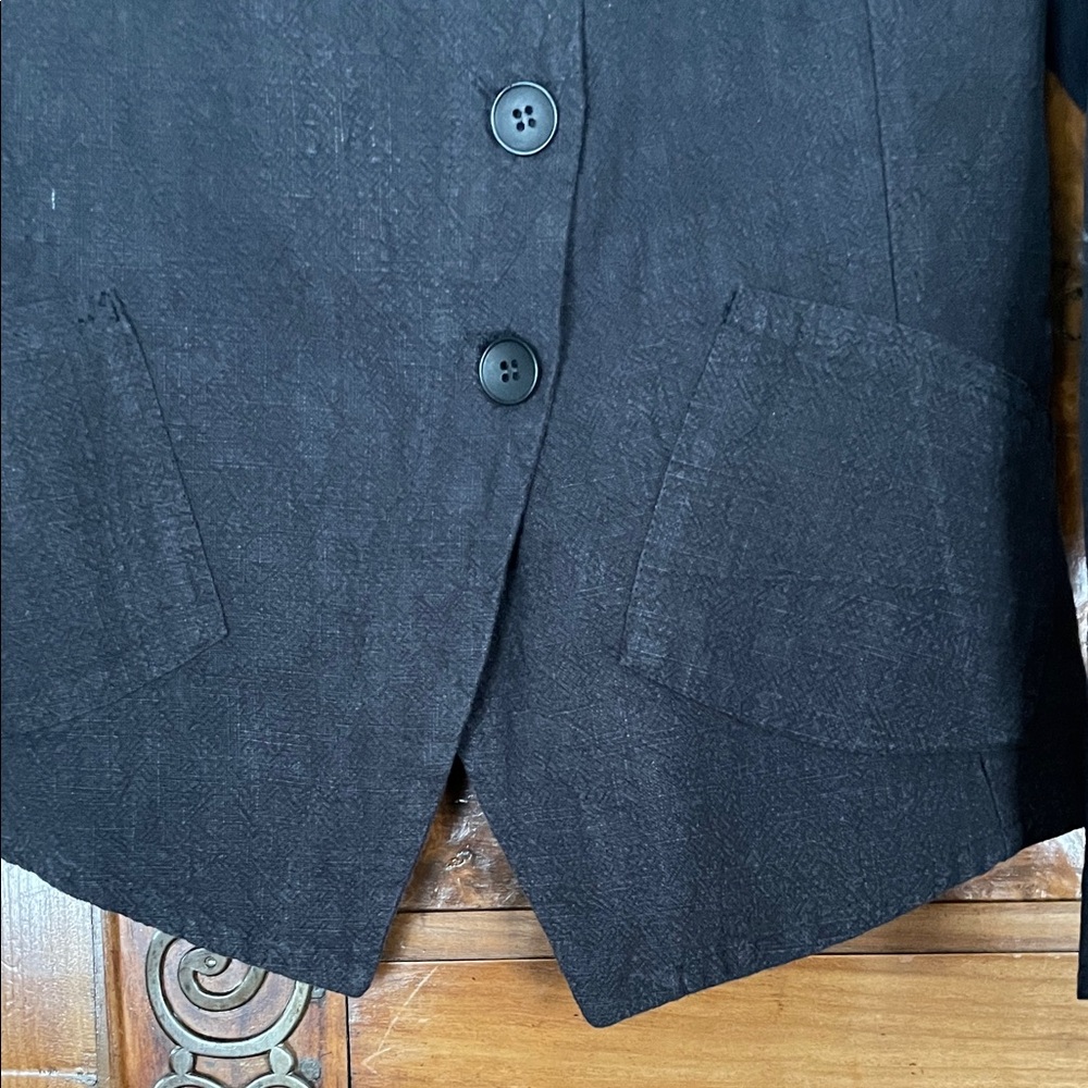 Lurdes Bergada  Black Women's Button-Up Blazer - Picture 9 of 16